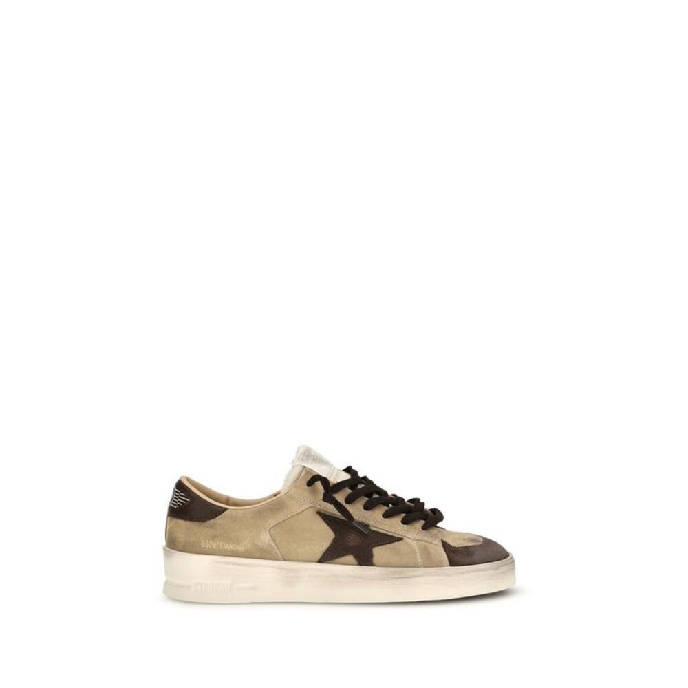 Golden Goose Beige Calf Leather Bos Taurus Men's Sneakers